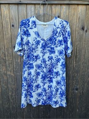 Porridge linen blend dress